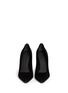 Figure View - Click To Enlarge - ALEXANDER WANG - 'Ine' cutout wedge suede pumps
