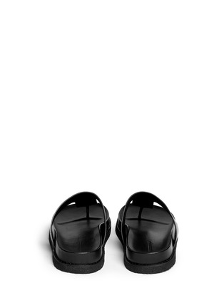 Back View - Click To Enlarge - ALEXANDER WANG - 'Agnes' leather thong sandals