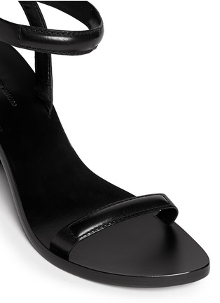 Detail View - Click To Enlarge - ALEXANDER WANG - 'Ilva' padded strap leather sandals