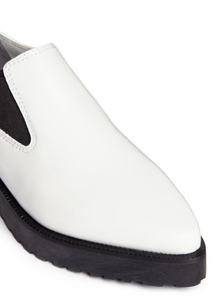Detail View - Click To Enlarge - ALEXANDER WANG - 'Catherine' leather slip-ons