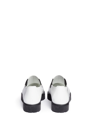 Back View - Click To Enlarge - ALEXANDER WANG - 'Catherine' leather slip-ons