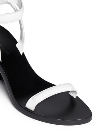 Detail View - Click To Enlarge - ALEXANDER WANG - 'Ilva' ankle strap leather sandals
