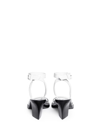 Back View - Click To Enlarge - ALEXANDER WANG - 'Ilva' ankle strap leather sandals