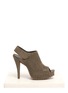 Main View - Click To Enlarge - PEDRO GARCÍA - Perforated suede sandals