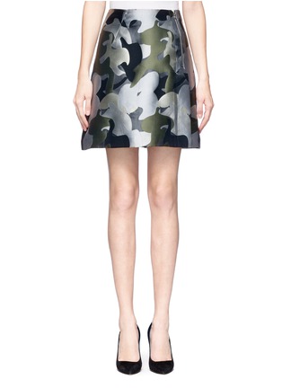 Main View - Click To Enlarge - WHISTLES - Camo jacquard skirt