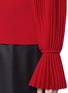 Detail View - Click To Enlarge - ALEXANDER MCQUEEN - Pleated puff sleeve knit top