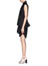 Figure View - Click To Enlarge - ALEXANDER WANG - Double front sleeveless shirt dress