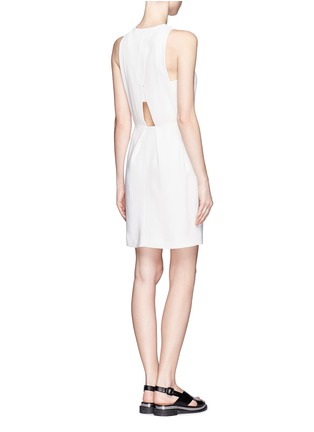 Figure View - Click To Enlarge - ALEXANDER WANG - Crossover back sleeveless shift dress