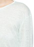 Detail View - Click To Enlarge - T BY ALEXANDER WANG - Long sleeve silk blend T-shirt