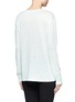 Back View - Click To Enlarge - T BY ALEXANDER WANG - Long sleeve silk blend T-shirt