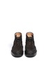 Figure View - Click To Enlarge - CLERGERIE - Posta raffia knot lace-up platform booties