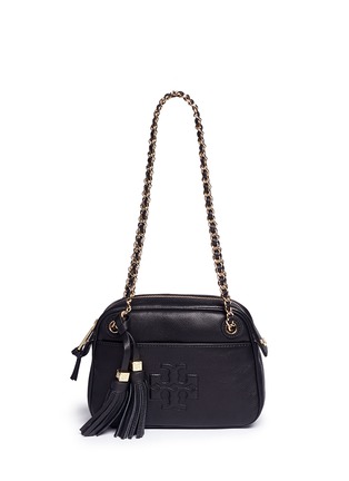 Main View - Click To Enlarge - TORY BURCH - 'Thea' leather crossbody bag