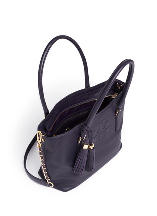 Detail View - Click To Enlarge - TORY BURCH - 'Thea' convertible leather tote