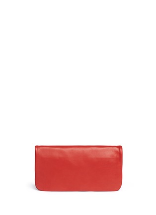 Back View - Click To Enlarge - TORY BURCH - 'Reva' logo stud leather crossbody bag