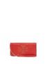 Main View - Click To Enlarge - TORY BURCH - 'Reva' logo stud leather crossbody bag