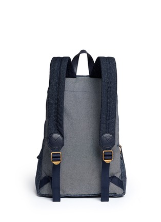 Back View - Click To Enlarge - MARC BY MARC JACOBS - 'Domo Arigato' chambray backpack