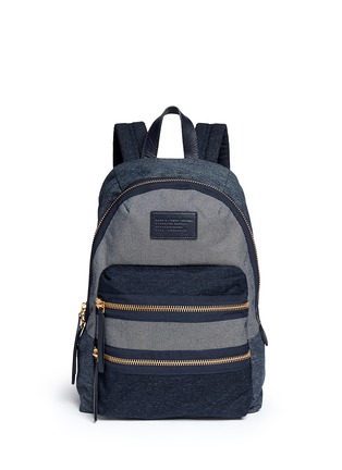 Main View - Click To Enlarge - MARC BY MARC JACOBS - 'Domo Arigato' chambray backpack