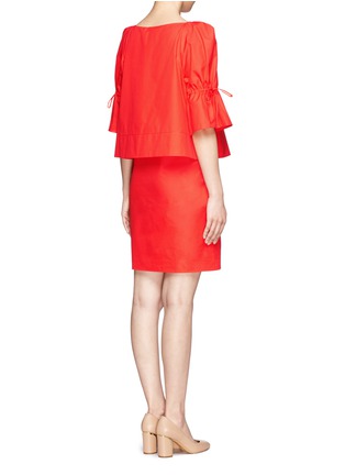 Back View - Click To Enlarge - SEE BY CHLOÉ - Bell cuff two-piece dress