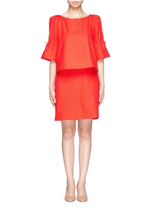 Main View - Click To Enlarge - SEE BY CHLOÉ - Bell cuff two-piece dress