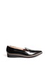Main View - Click To Enlarge - FABIO RUSCONI - Leather wedge slip-ons