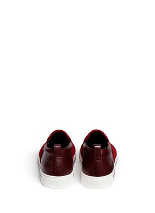 Back View - Click To Enlarge - MARC BY MARC JACOBS - Suede leather skate slip-ons