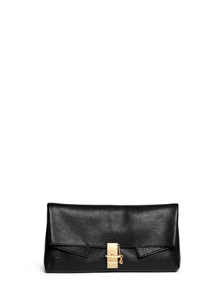 Main View - Click To Enlarge - CHLOÉ - 'Drew' leather clutch