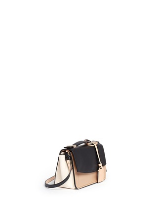 Front View - Click To Enlarge - REED KRAKOFF - 'Anarchy' micro leather crossbody bag