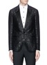 Main View - Click To Enlarge - LANVIN - Metallic firework jacquard tuxedo blazer