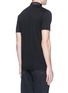 Back View - Click To Enlarge - LANVIN - Grosgrain collar polo shirt