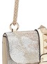 Detail View - Click To Enlarge - VALENTINO GARAVANI - 'Rockstud Lock' Camustars embellished leather chain bag