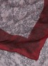 Detail View - Click To Enlarge - VALENTINO GARAVANI - Lace print silk chiffon stole