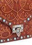 Detail View - Click To Enlarge - VALENTINO GARAVANI - 'Guitar Rockstud Rolling' Cuban embossed leather shoulder bag