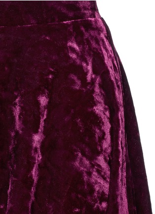 Detail View - Click To Enlarge - TOPSHOP - Velvet Flippy Skirt