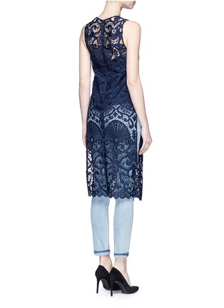 Back View - Click To Enlarge - ALICE & OLIVIA - 'Kelissa' guipure lace sleeveless top