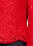 Detail View - Click To Enlarge - ALICE & OLIVIA - 'Pasha' textured floral guipure lace top