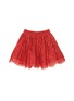 Main View - Click To Enlarge - ALICE & OLIVIA - Floral lace kids pouf skirt