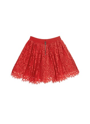 Figure View - Click To Enlarge - ALICE & OLIVIA - Floral lace kids pouf skirt