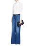 Figure View - Click To Enlarge - J BRAND - 'Lynette' low rise wide leg jeans
