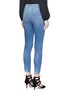 Back View - Click To Enlarge - J BRAND - 'Alana' skinny fit distressed cropped denim pants