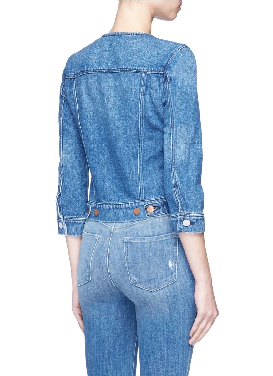 2 Stores In Stock: J BRAND 'Catesby' Cropped Denim Jacket | ModeSens