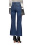 Back View - Click To Enlarge - J BRAND - 'Carolina' cropped flared jeans