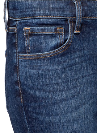 Detail View - Click To Enlarge - J BRAND - '811' staggered cuff skinny jeans