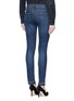 Back View - Click To Enlarge - J BRAND - '811' staggered cuff skinny jeans