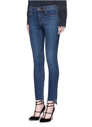 Front View - Click To Enlarge - J BRAND - '811' staggered cuff skinny jeans