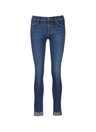 Main View - Click To Enlarge - J BRAND - '811' staggered cuff skinny jeans