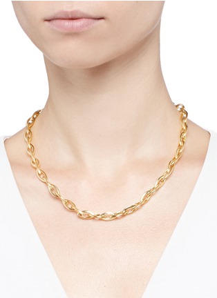 Figure View - Click To Enlarge - PHILIPPE AUDIBERT - Oval chain necklace