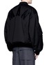 Back View - Click To Enlarge - FENG CHEN WANG - Oversized letter fleece patch bomber jacket