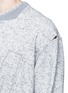 Detail View - Click To Enlarge - FENG CHEN WANG - Letter patch long sleeve wool T-shirt
