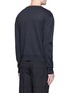 Back View - Click To Enlarge - FENG CHEN WANG - Double layer front Merino wool sweater