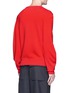 Back View - Click To Enlarge - FENG CHEN WANG - Letter patch double sleeve sweater